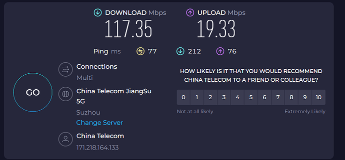 5G CPE 测速