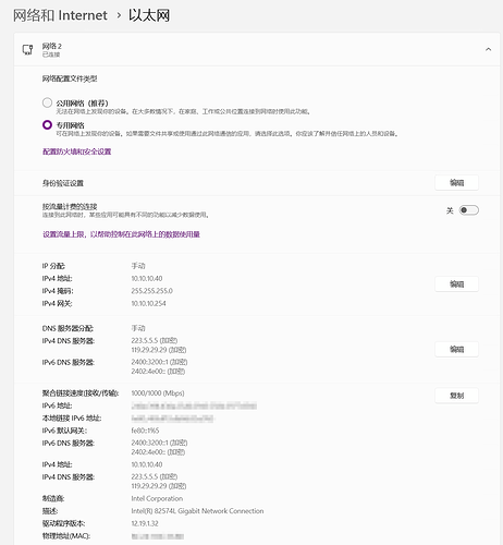 检查Windows 11 配置DoH信息