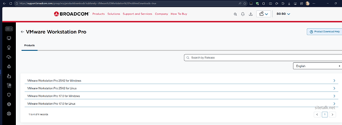 下载安装最新的VMware workstation pro